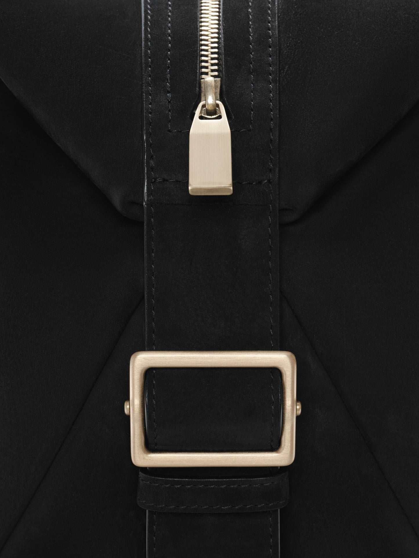 Small Leather Belted Duffle