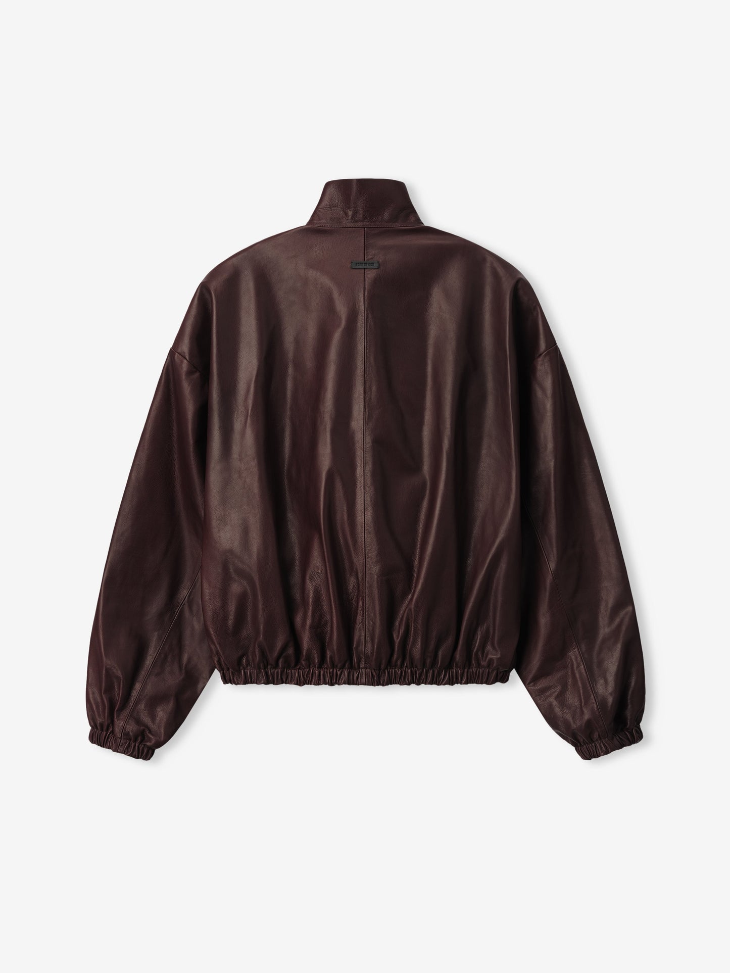 Womens Leather Track Jacket