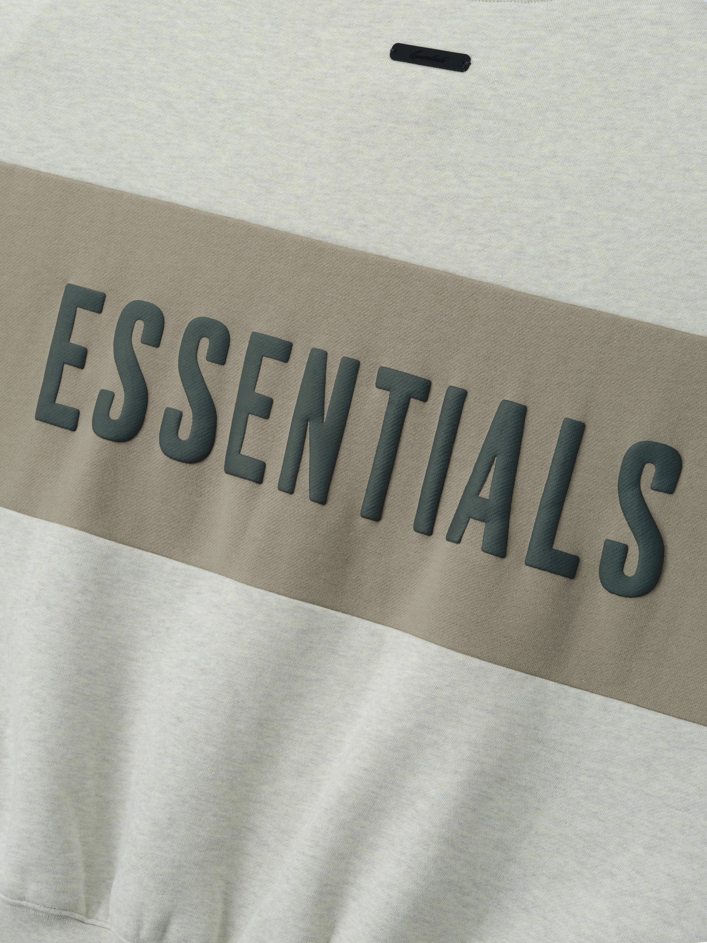 Cropped Relaxed Panelled Sweatshirt